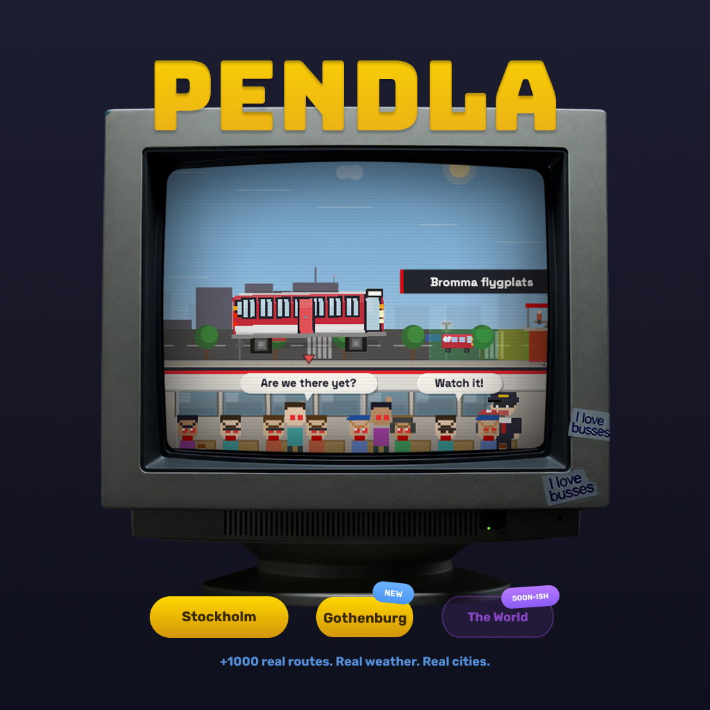Pendla lobby with city selector β square